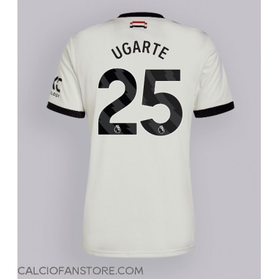 Maglia Calcio Manchester United Manuel Ugarte #25 Terza Divisa 2024-25 Manica Corta Maglia Calcio Manchester United Manuel Ugarte #25 Terza Divisa 2024-25 Manica Corta